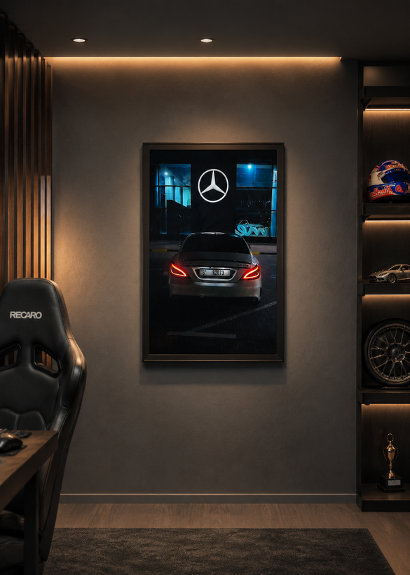 تابلو مخمل ماشین بنز cls